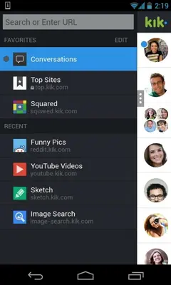 Kik Messenger android App screenshot 0