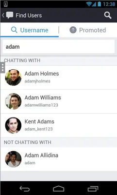 Kik Messenger android App screenshot 2